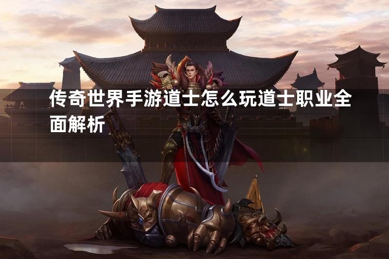 传奇世界手游道士怎么玩道士职业全面解析