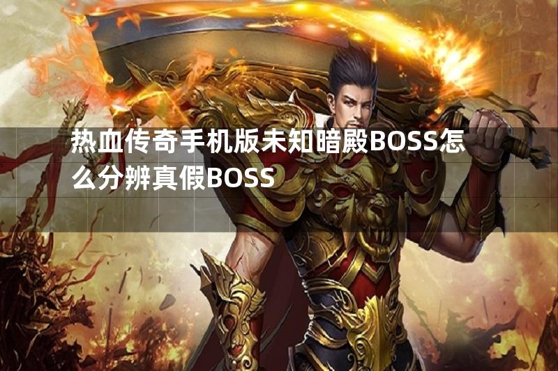 热血传奇手机版未知暗殿BOSS怎么分辨真假BOSS