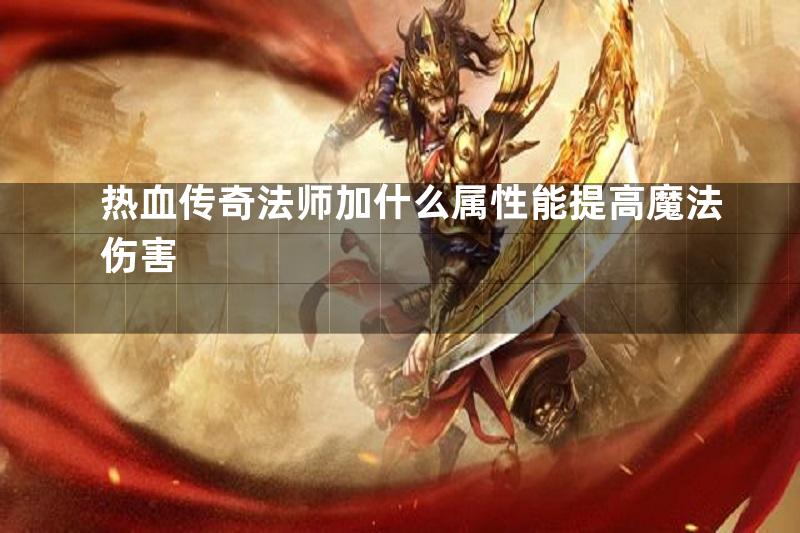 热血传奇法师加什么属性能提高魔法伤害